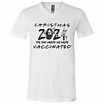 Christmas 2021 The One Tshirt, White, V-Neck T-Shirt
