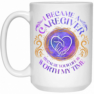 15 oz. White Mug