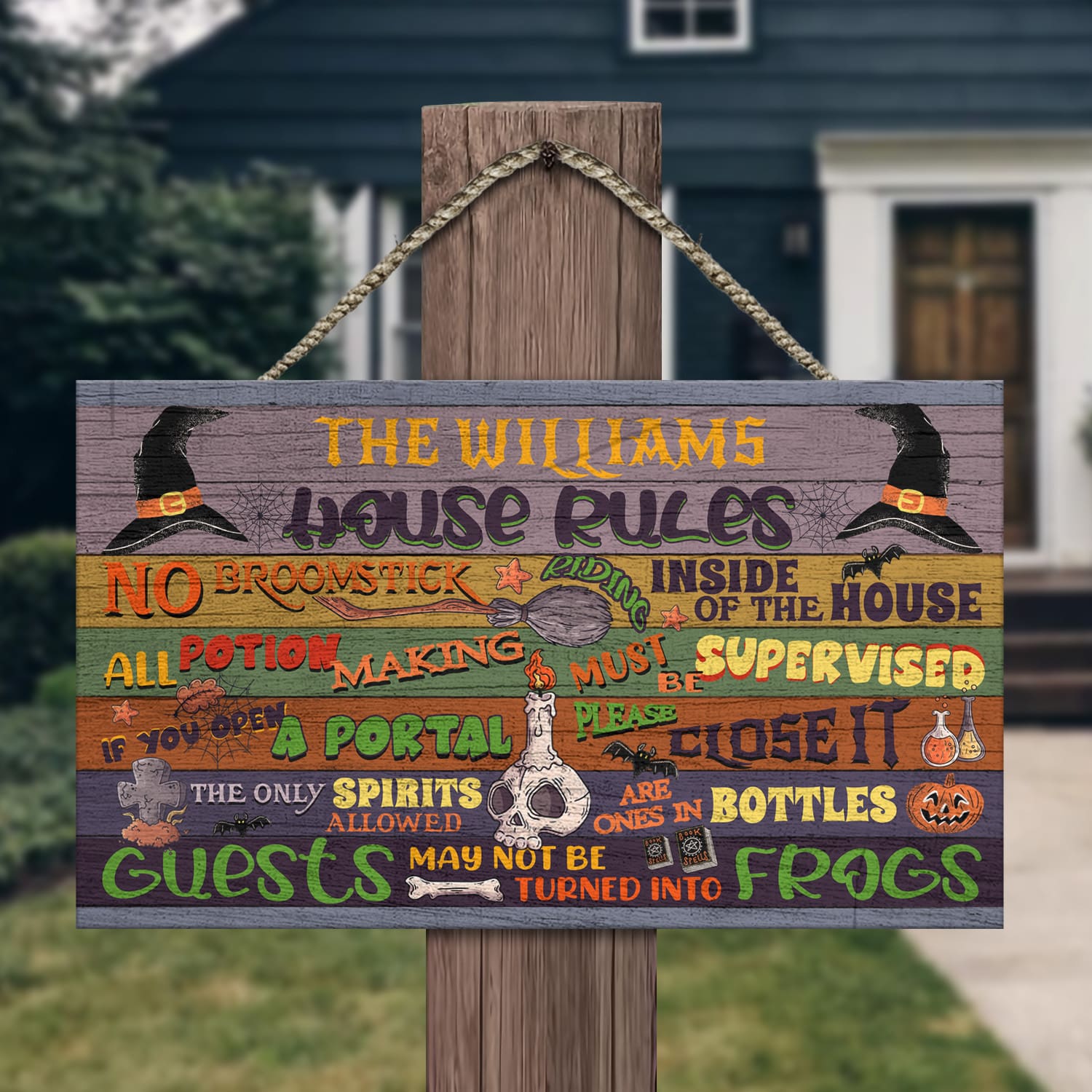 2KT. Halloween House Rules (Sample Design) Mockup 13