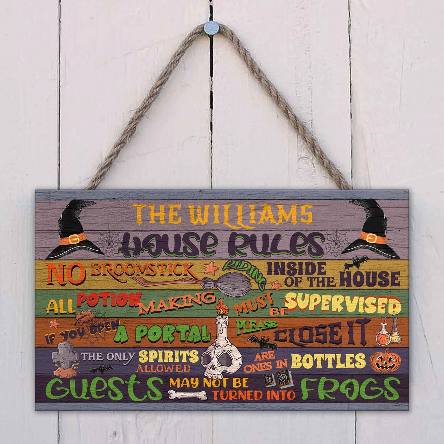 2KT. Halloween House Rules (Sample Design) Mockup 2