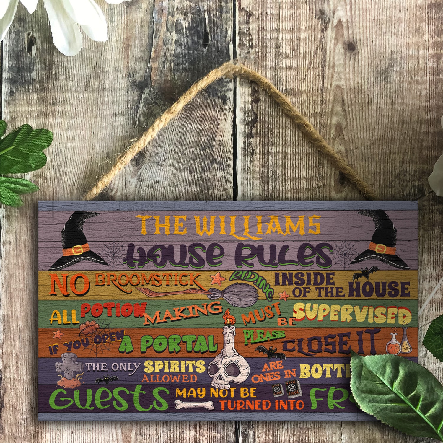 2KT. Halloween House Rules (Sample Design) Mockup 4