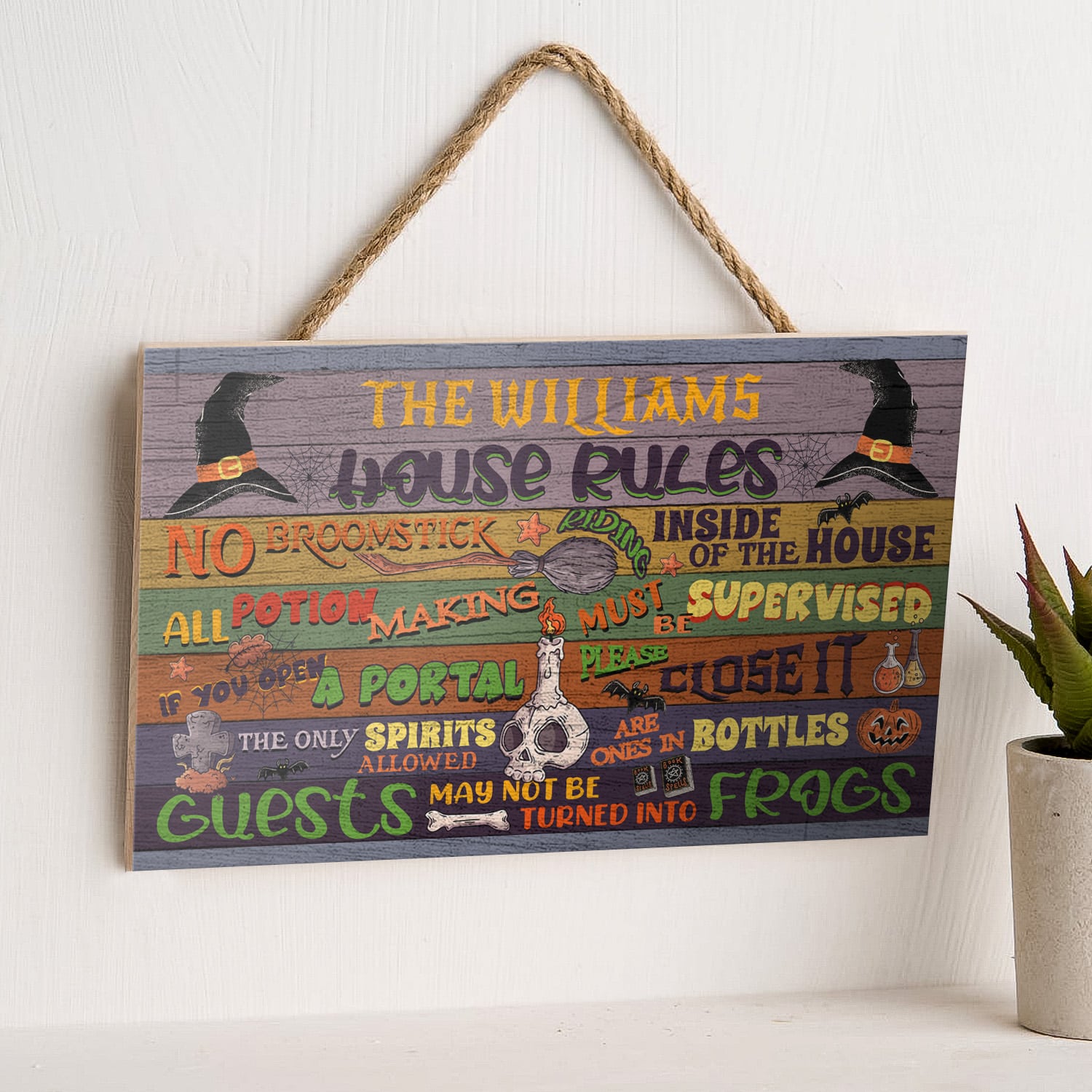 2KT. Halloween House Rules (Sample Design) Mockup 6