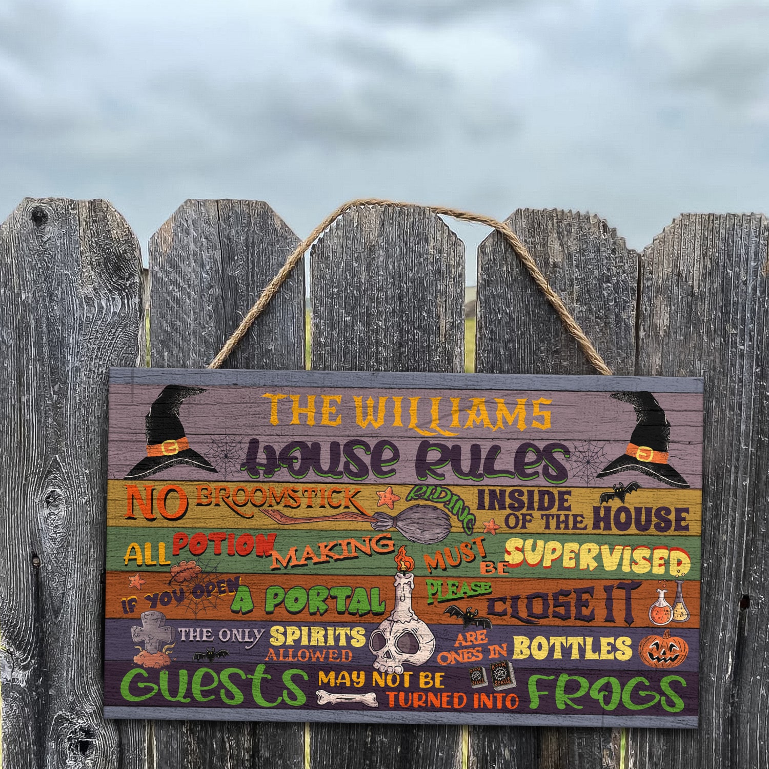 2KT. Halloween House Rules (Sample Design) Mockup 7