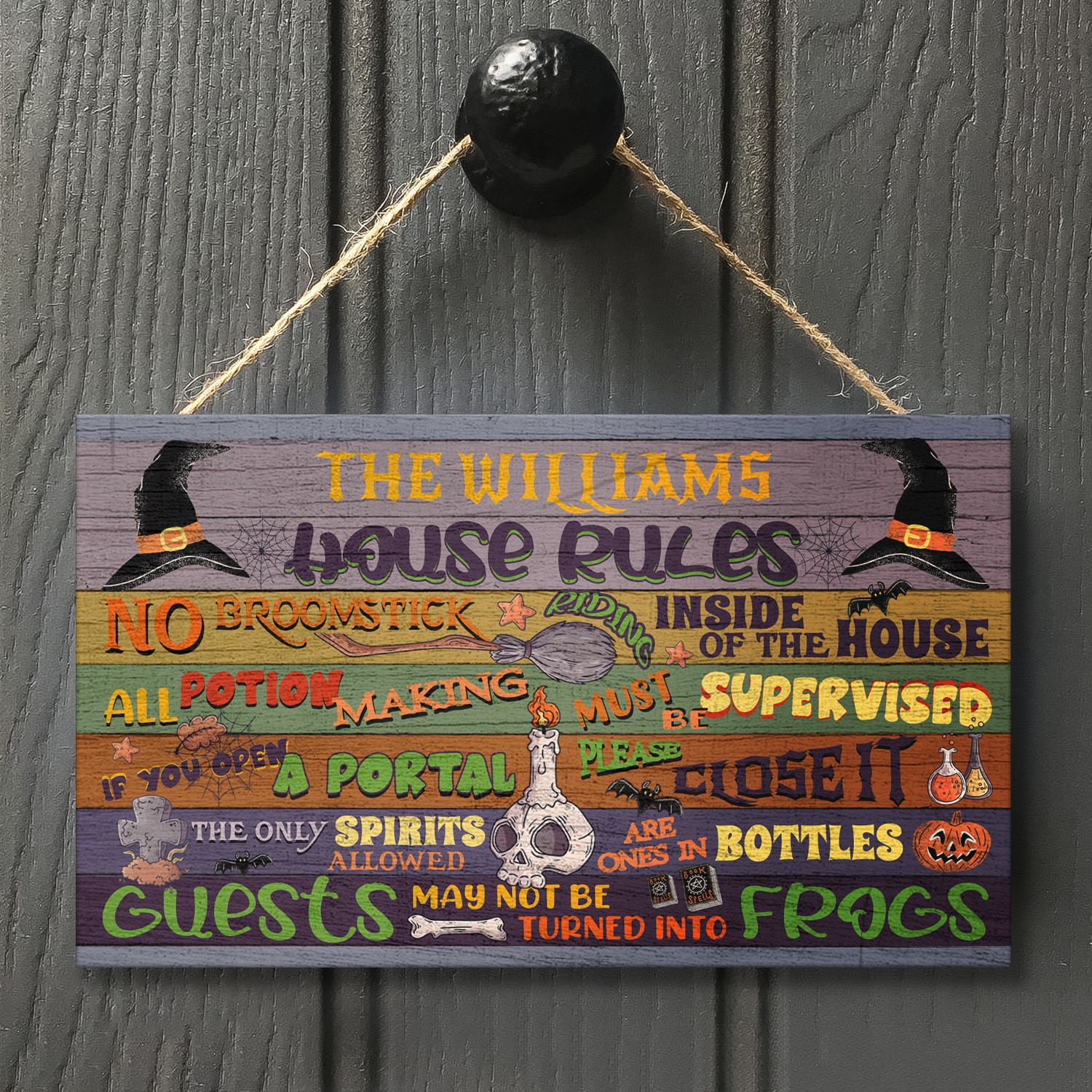 2KT. Halloween House Rules (Sample Design) Mockup 8