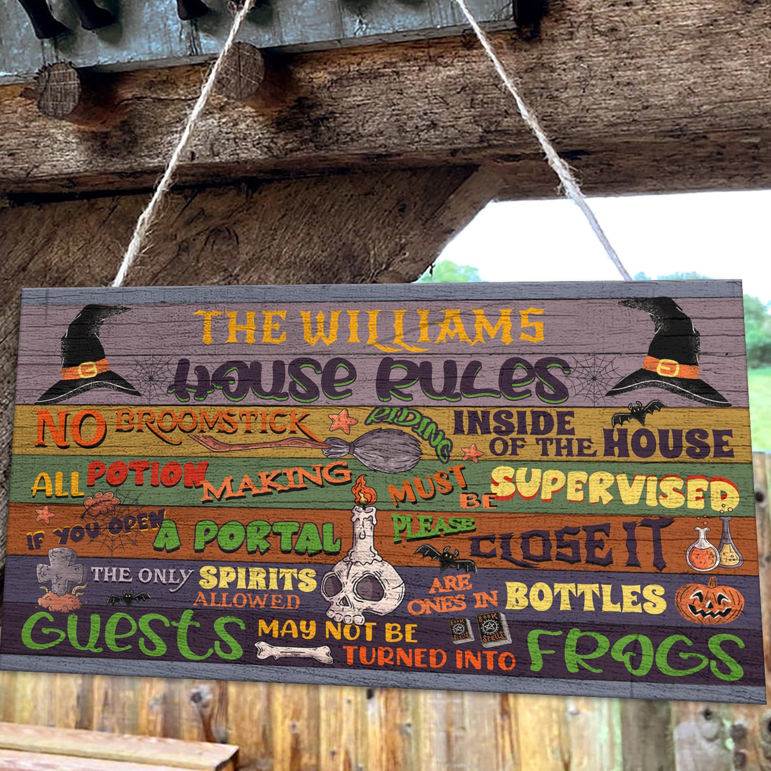 2KT. Halloween House Rules (Sample Design) Mockup 10