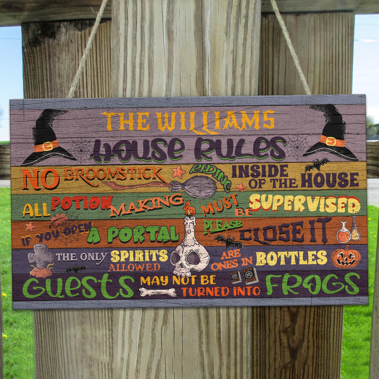 2KT. Halloween House Rules (Sample Design) Mockup 11