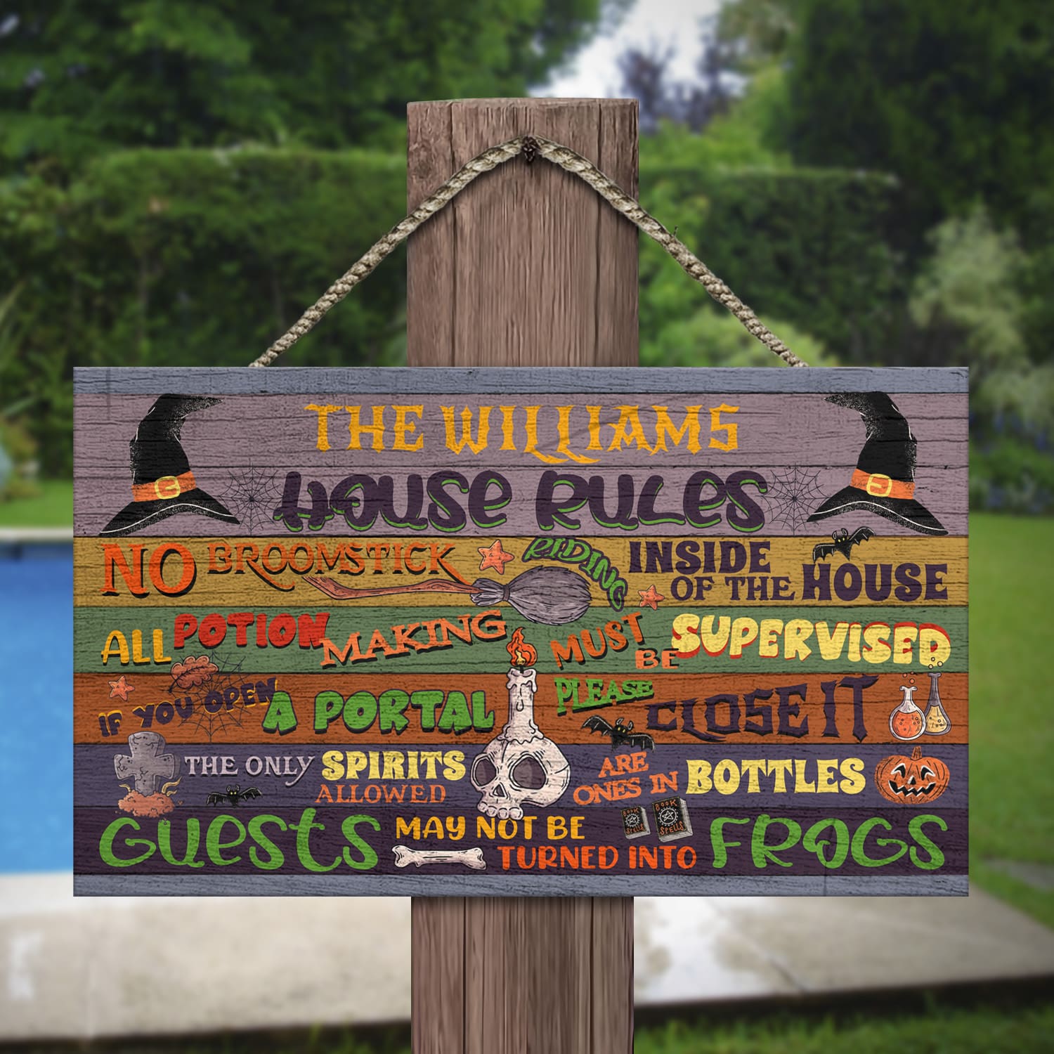 2KT. Halloween House Rules (Sample Design) Mockup 12