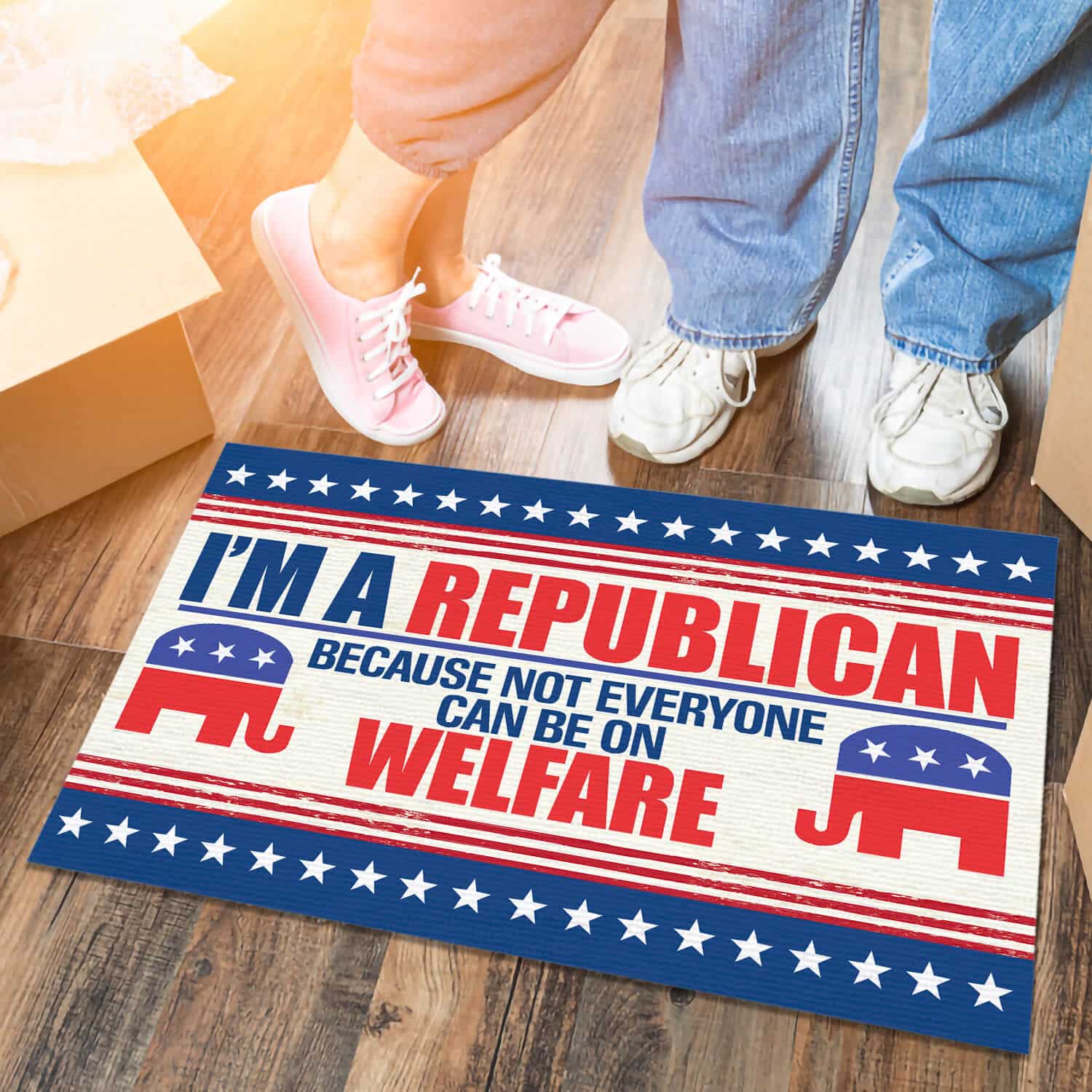 6TM. A Republican DOORMAT (2) Doormat mockup 6