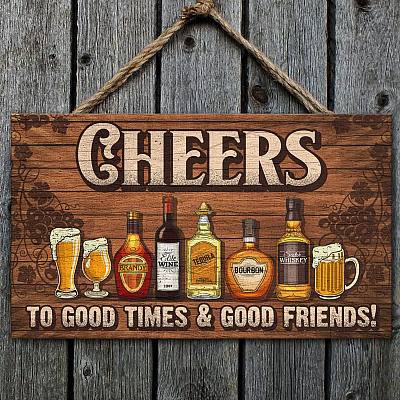 Wooden Door Sign
