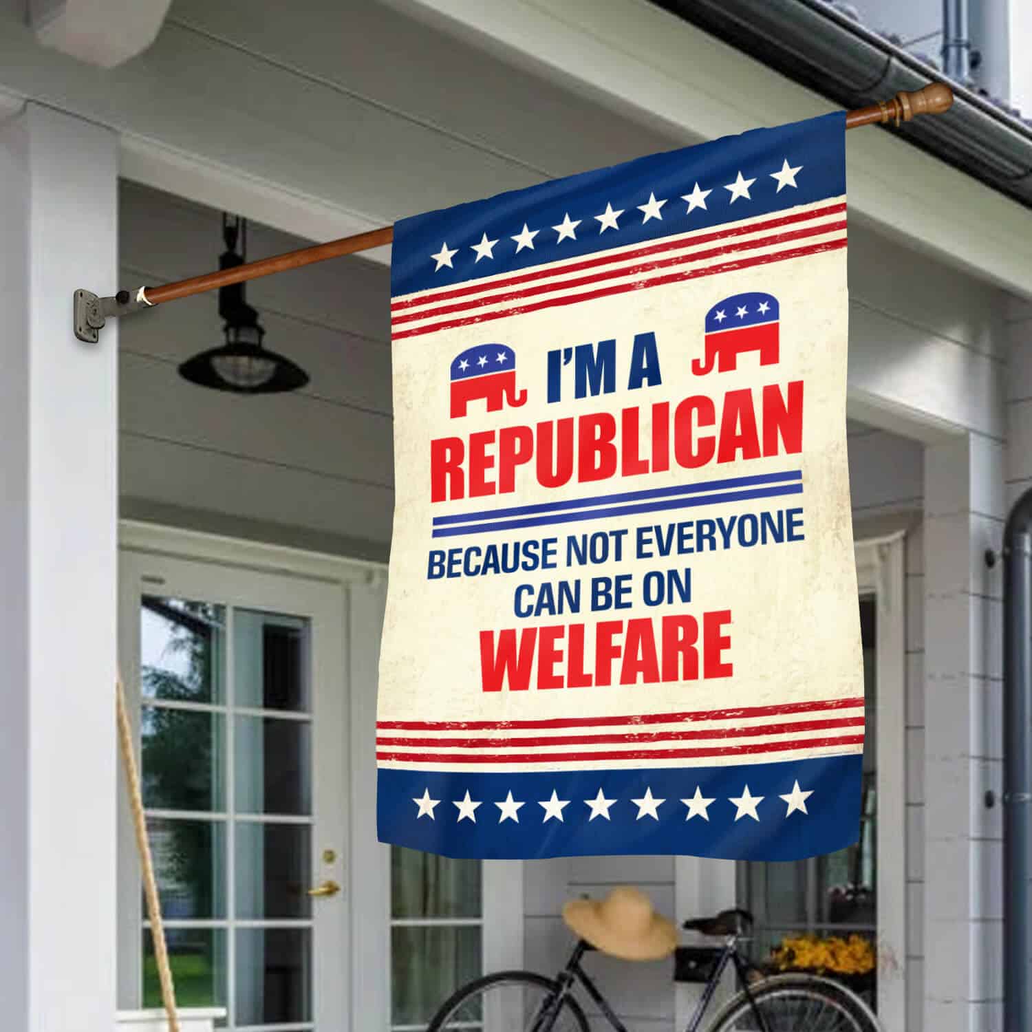 30x40 House Flag Mockup 1