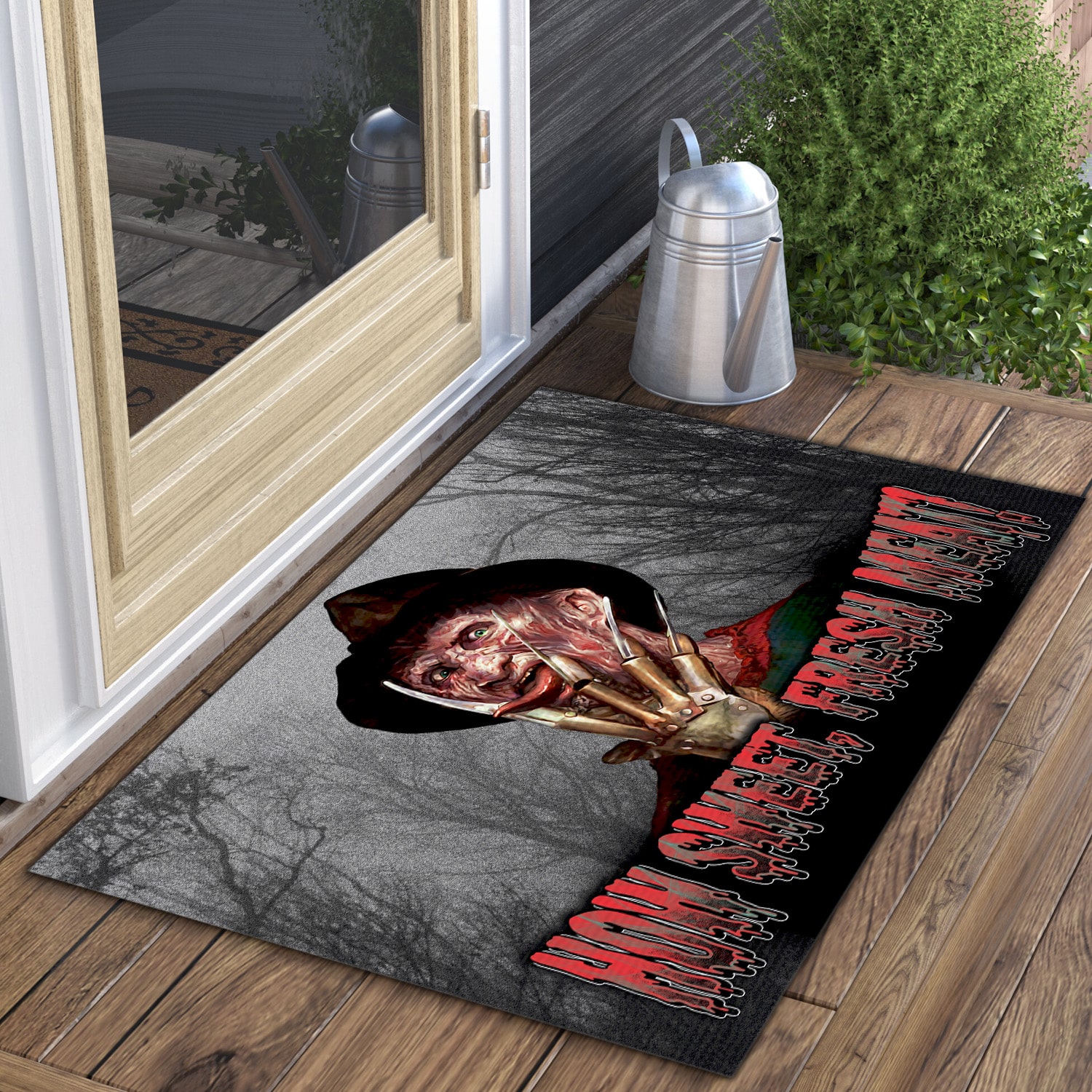5LV. How Sweet Fresh Meat Doormat mockup 3