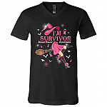 Witch I’m Survivor Tshirt, Black, V-Neck T-Shirt