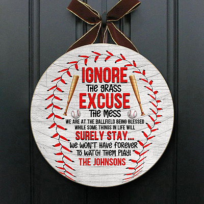 Wooden Door Sign