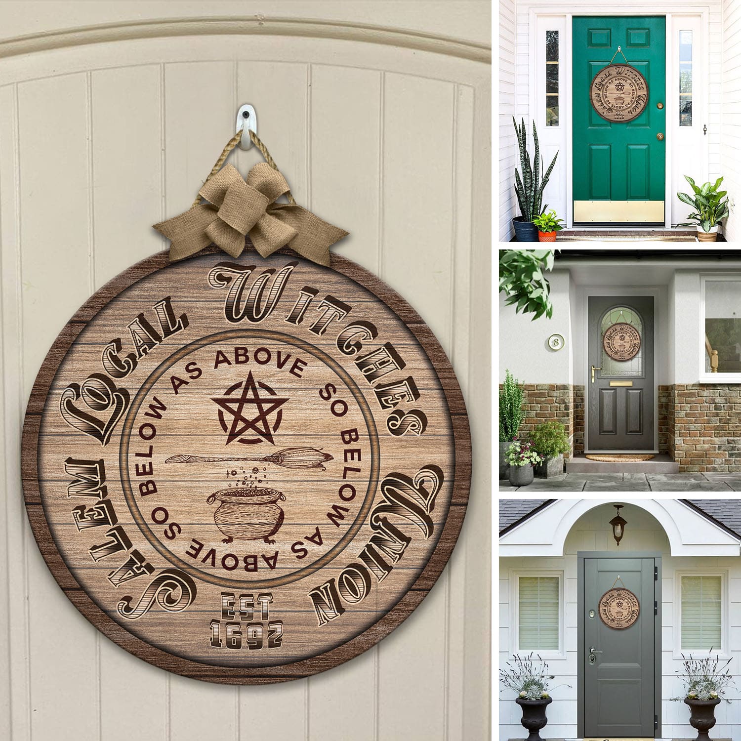 11 HG. Local Witches Door Sign Mockup 12