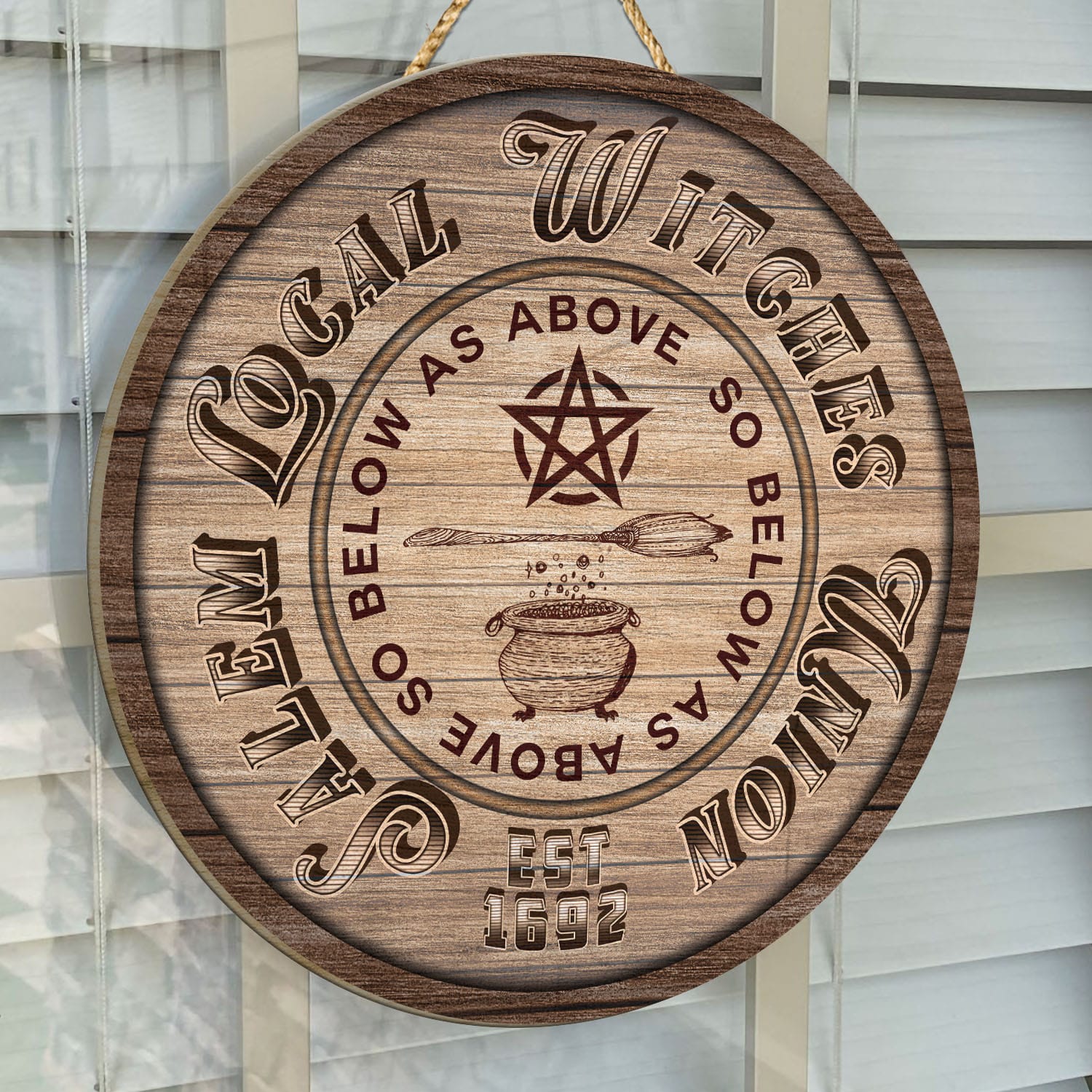 11 HG. Local Witches Door Sign Mockup 14