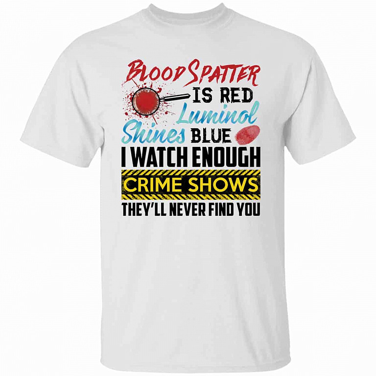 blood, White, Unisex T-Shirt