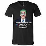 joe, Black, V-Neck T-Shirt