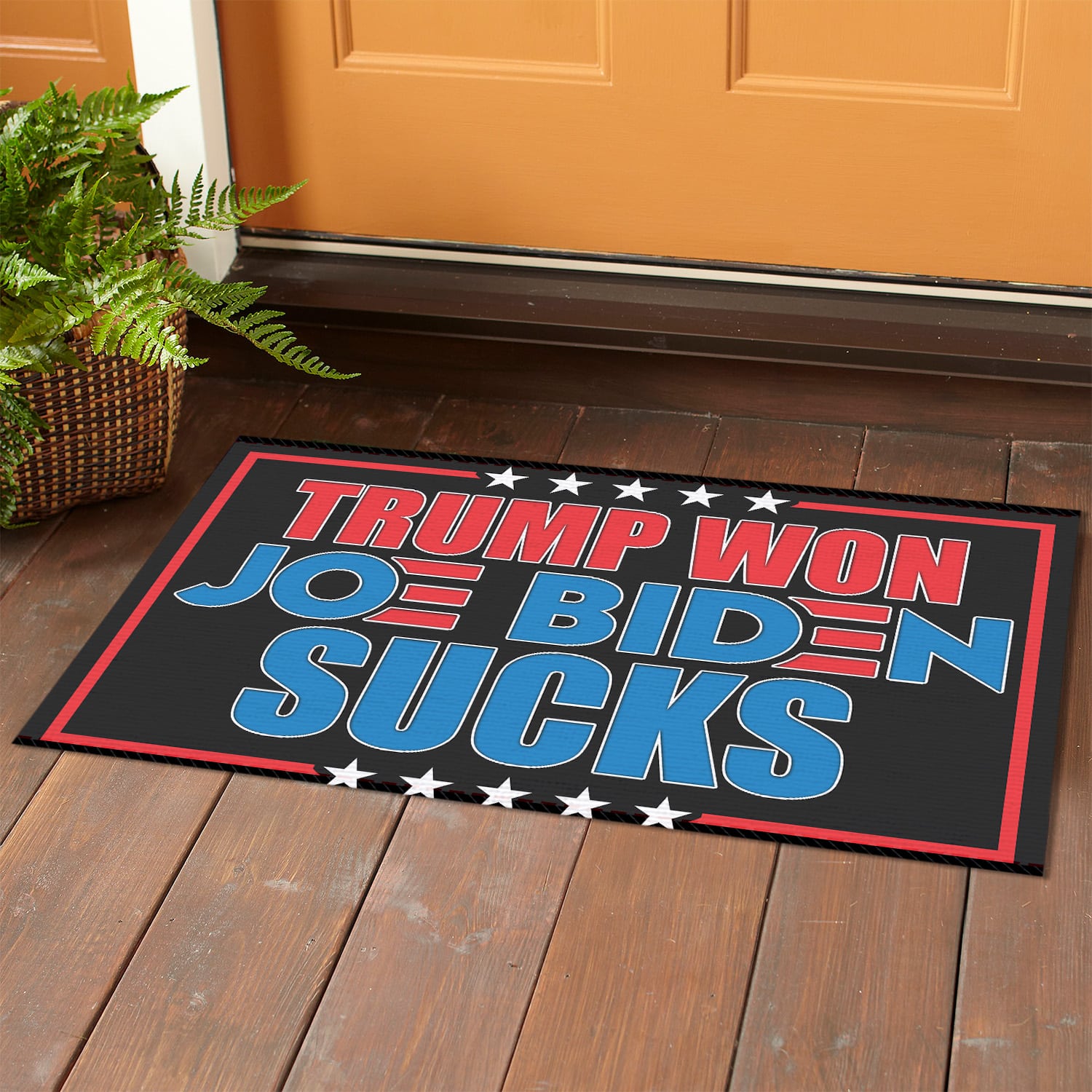1NH. Uu tien.Trump Won Doormat Doormat mockup 1