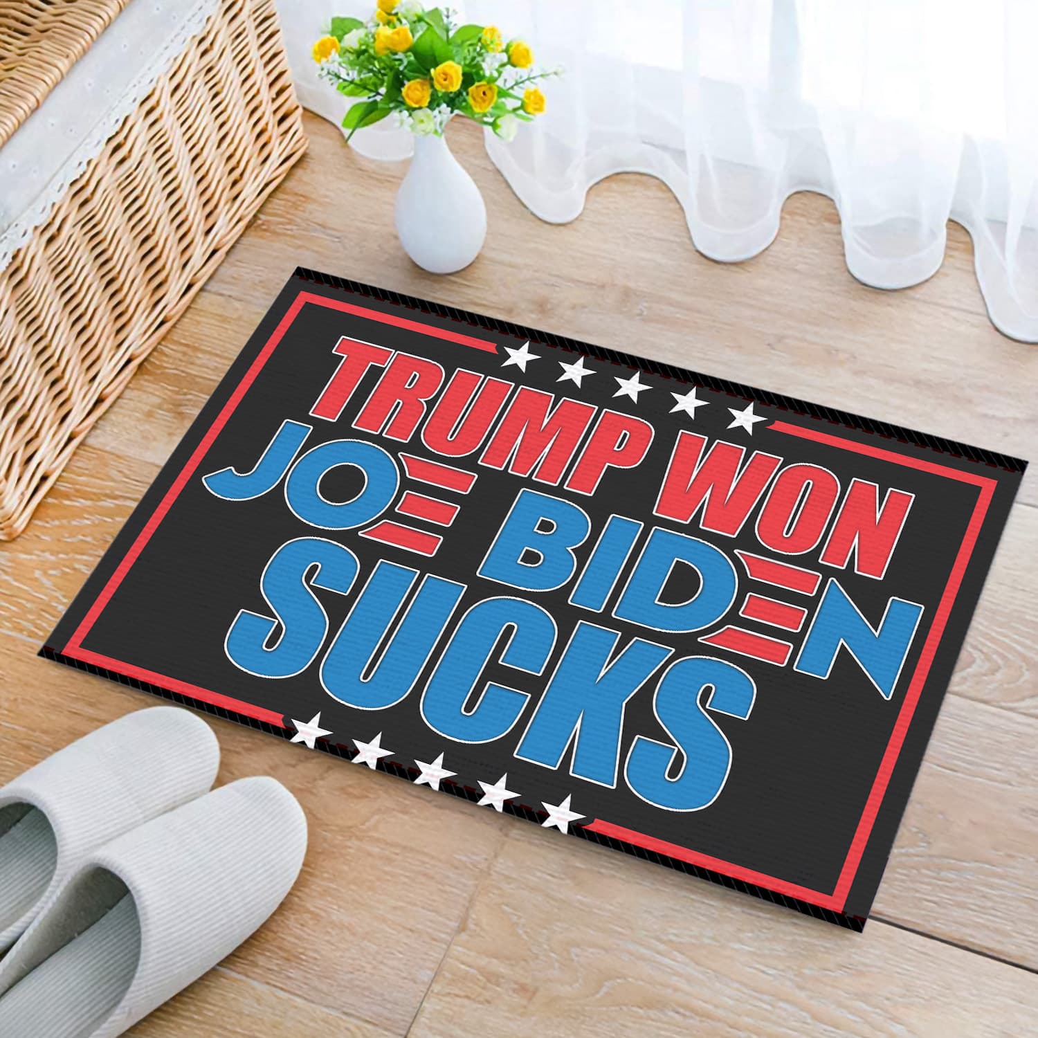 1NH. Uu tien.Trump Won Doormat Doormat mockup 2