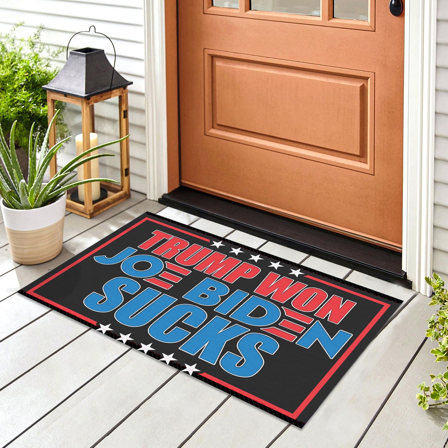 1NH. Uu tien.Trump Won Doormat Doormat mockup 8