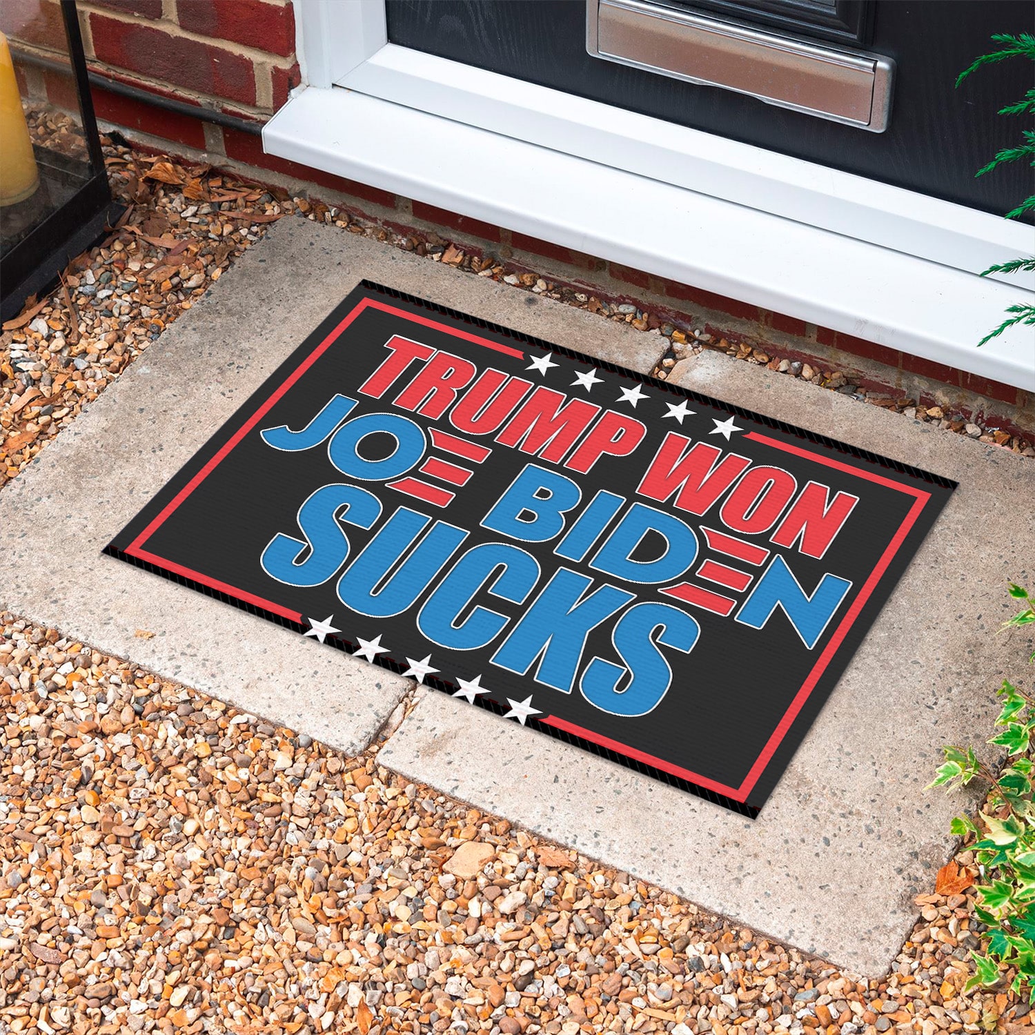 1NH. Uu tien.Trump Won Doormat Doormat mockup 10