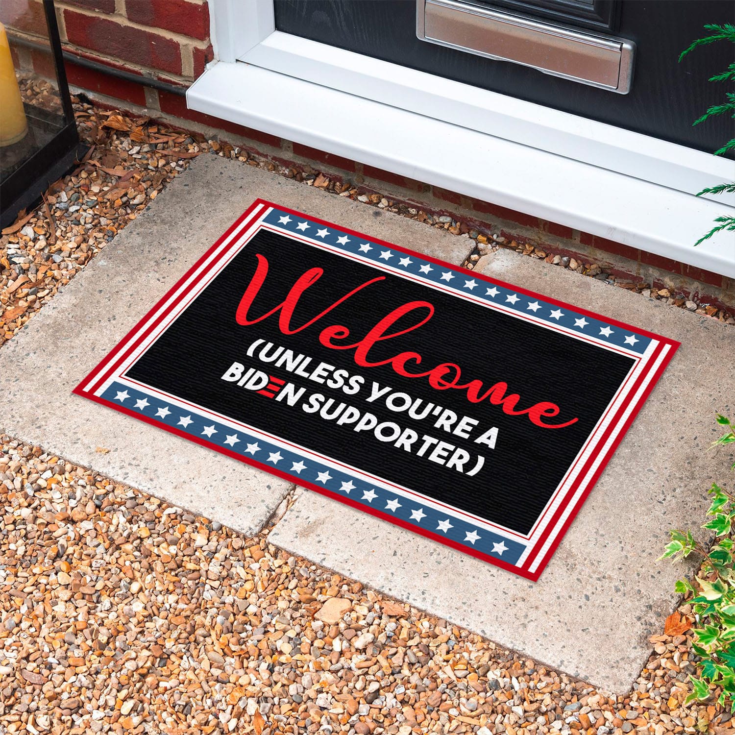 4LV. GAP Welcome Unless Doormat mockup 10fx