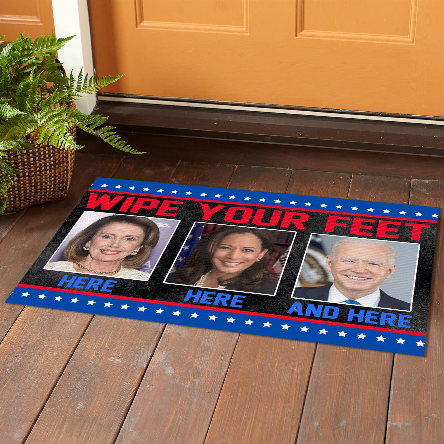 1O. uu tien Wipe Your Feet Here(6) Doormat mockup 1