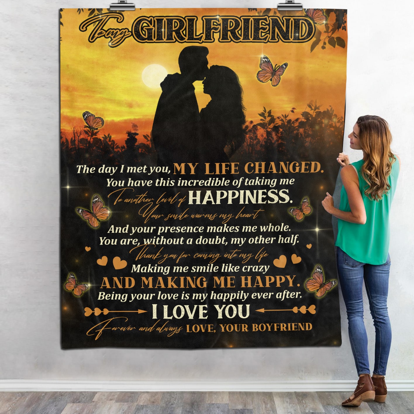 2MH. Couple Happiness Blanket Mockup 6