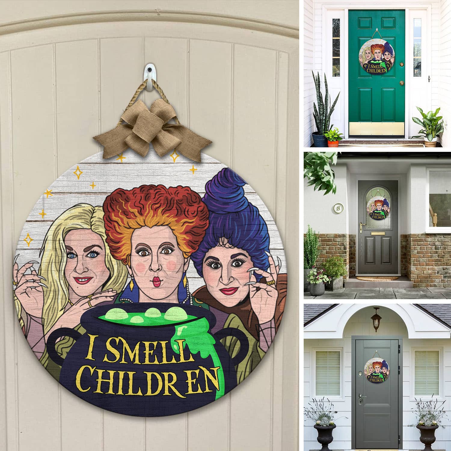 1BN. I Smell Children Sign (6) Door Sign Mockup 12