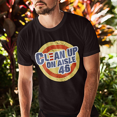 Alternative view of Clean Up On Aisle 46 T-Shirt - V-Neck Shirt