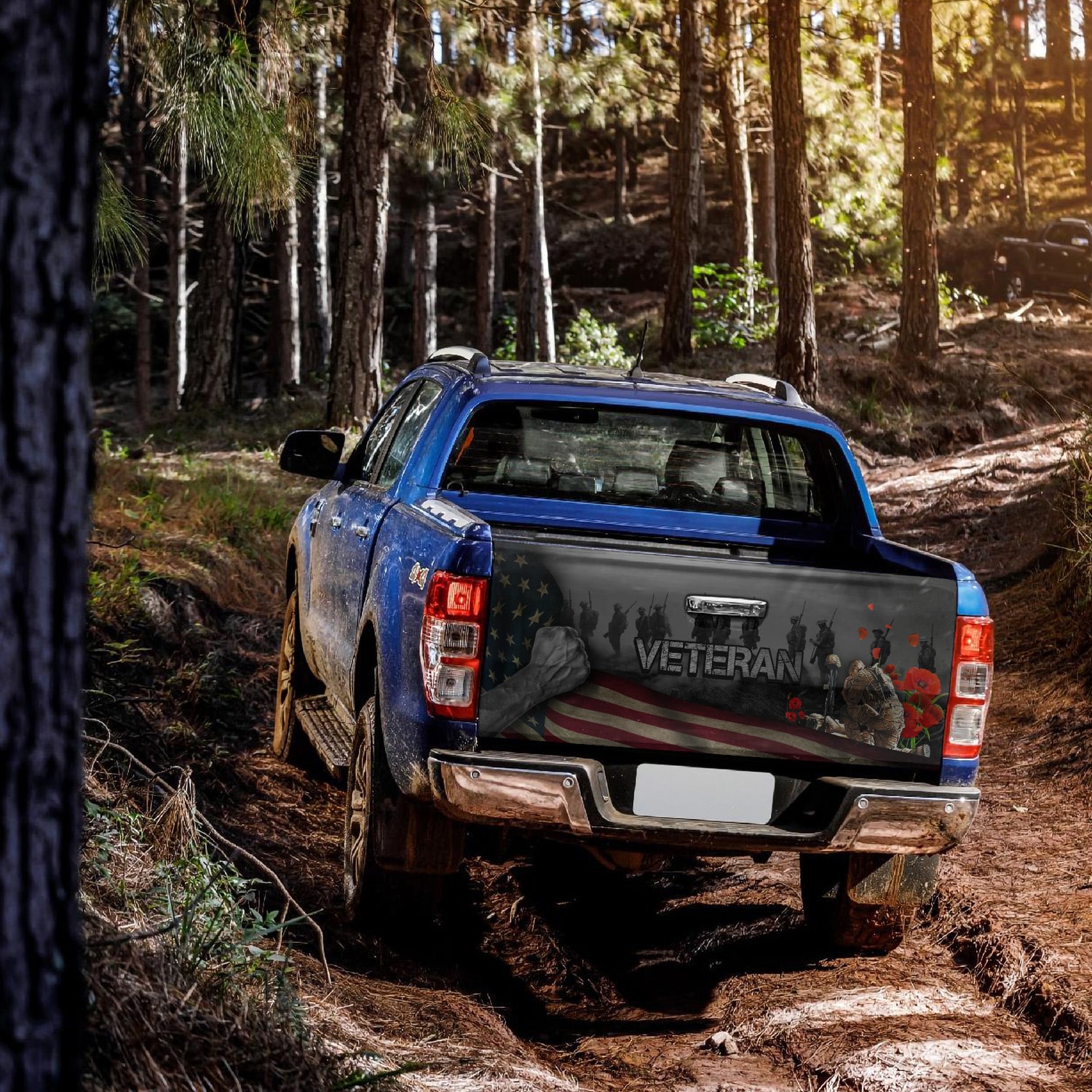 8KNG. Lest We Forget (6) Tailgate Wrap Mockup 16