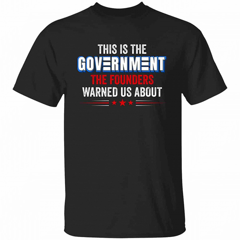 This Is the Government Tshirt, Black, Unisex T-Shirt