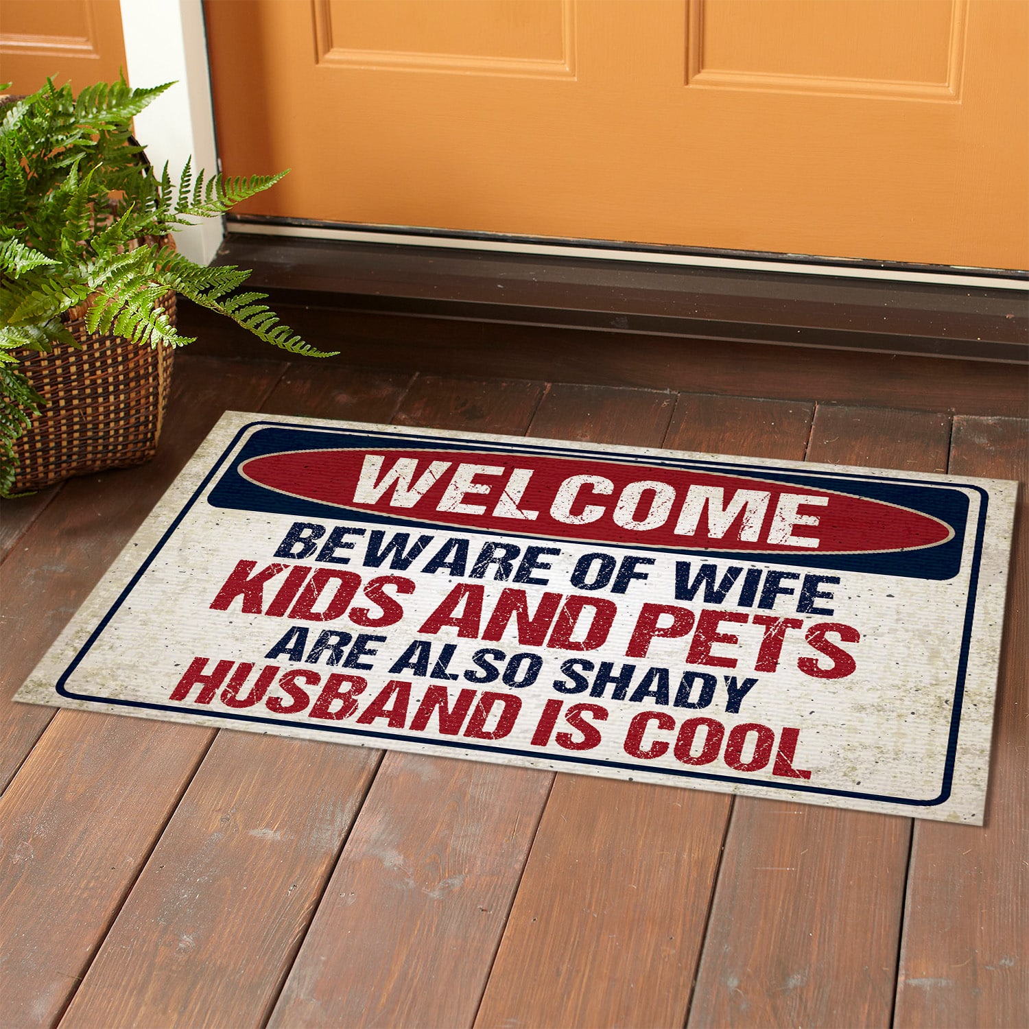 9LV. Beware of Wife Doormat (6) Doormat mockup 1