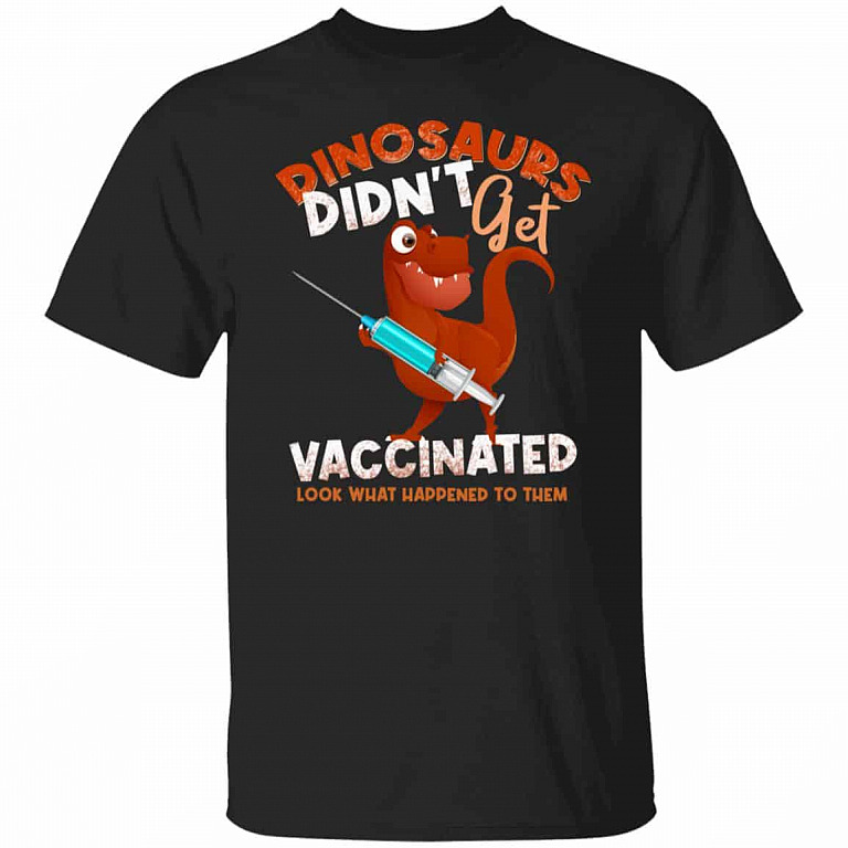 Dinosaurs tee, Black, Unisex T-Shirt