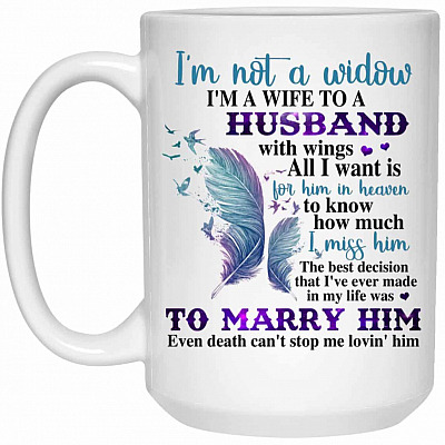 15 oz. White Mug