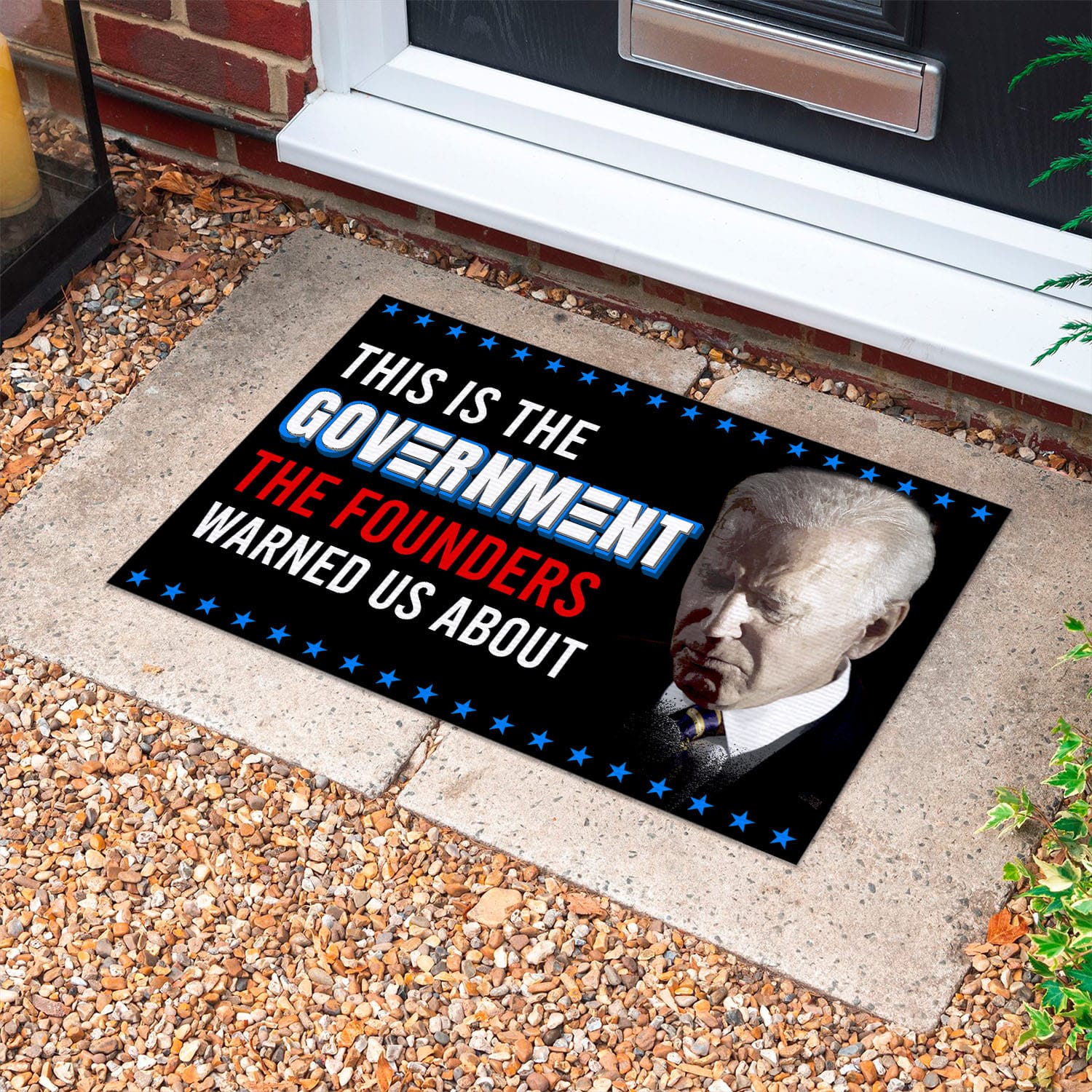 4LV. This is The Government 3 Doormat mockup 10fx