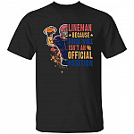 lineman, Black, Unisex T-Shirt