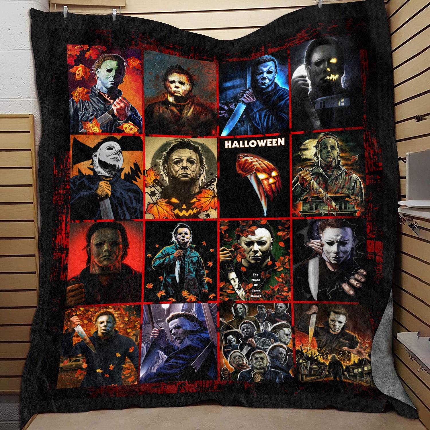 11NH. Michael Myers Blanket (9) Blanket Mockup 9