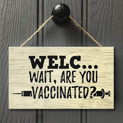 Wooden Door Sign
