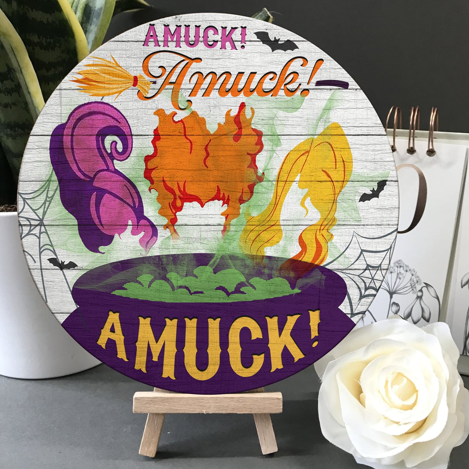 14H. Amuck Amuck Hocus_fix Door Sign Mockup 5