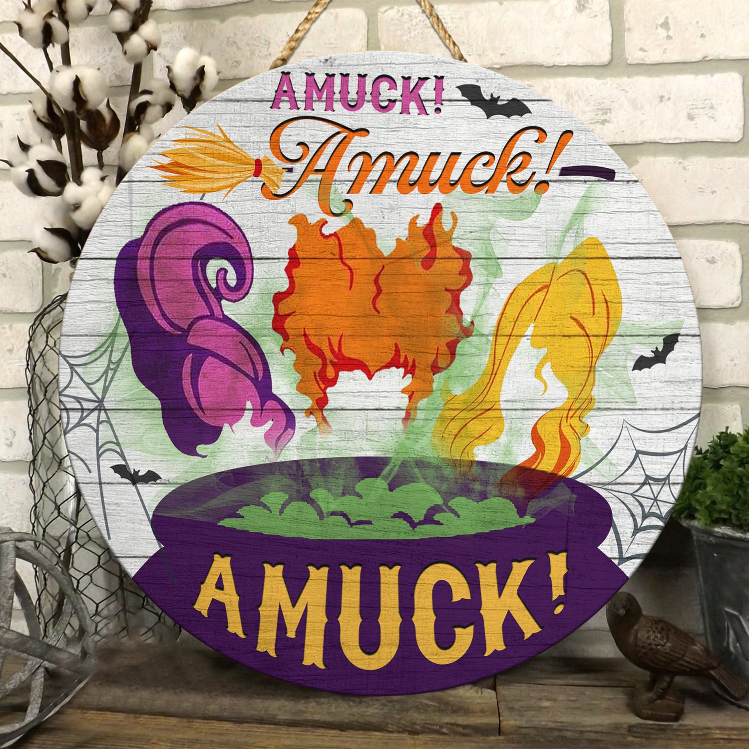 14H. Amuck Amuck Hocus_fix Door Sign Mockup 6