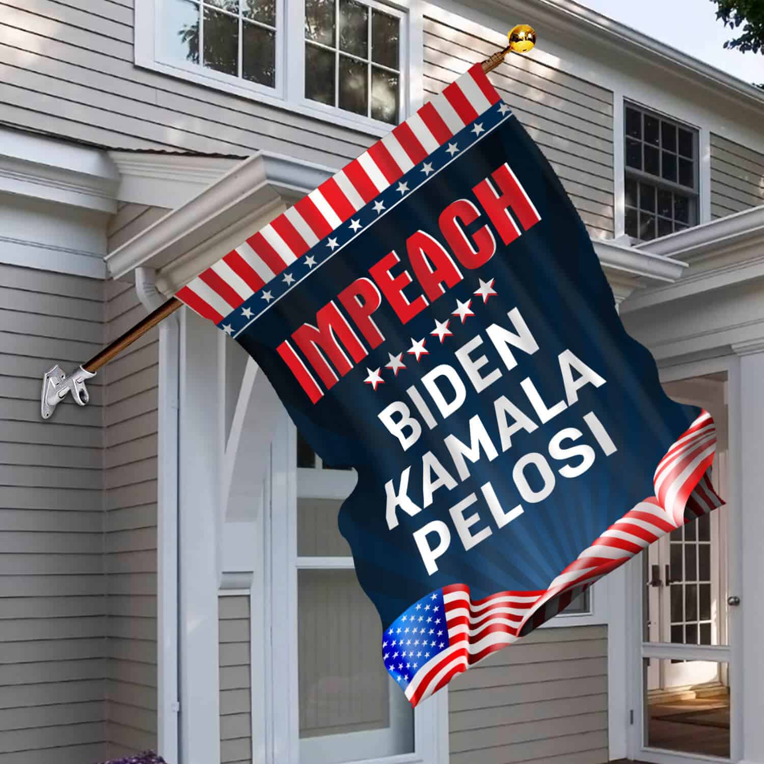 30X40 House Flag Mockup 6