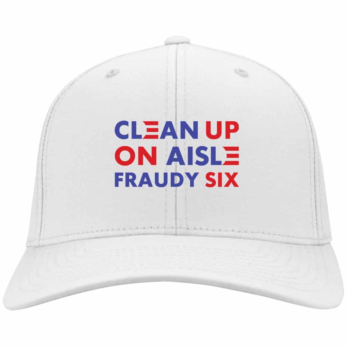 clean up, White, Twill Cap