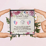 To My Future Aunt I May Just Be A Bump Aunt To Be Love Knot Necklace - Soon To Be Aunt Gifts