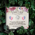 To My Future Aunt I May Just Be A Bump Aunt To Be Love Knot Necklace - Soon To Be Aunt Gifts