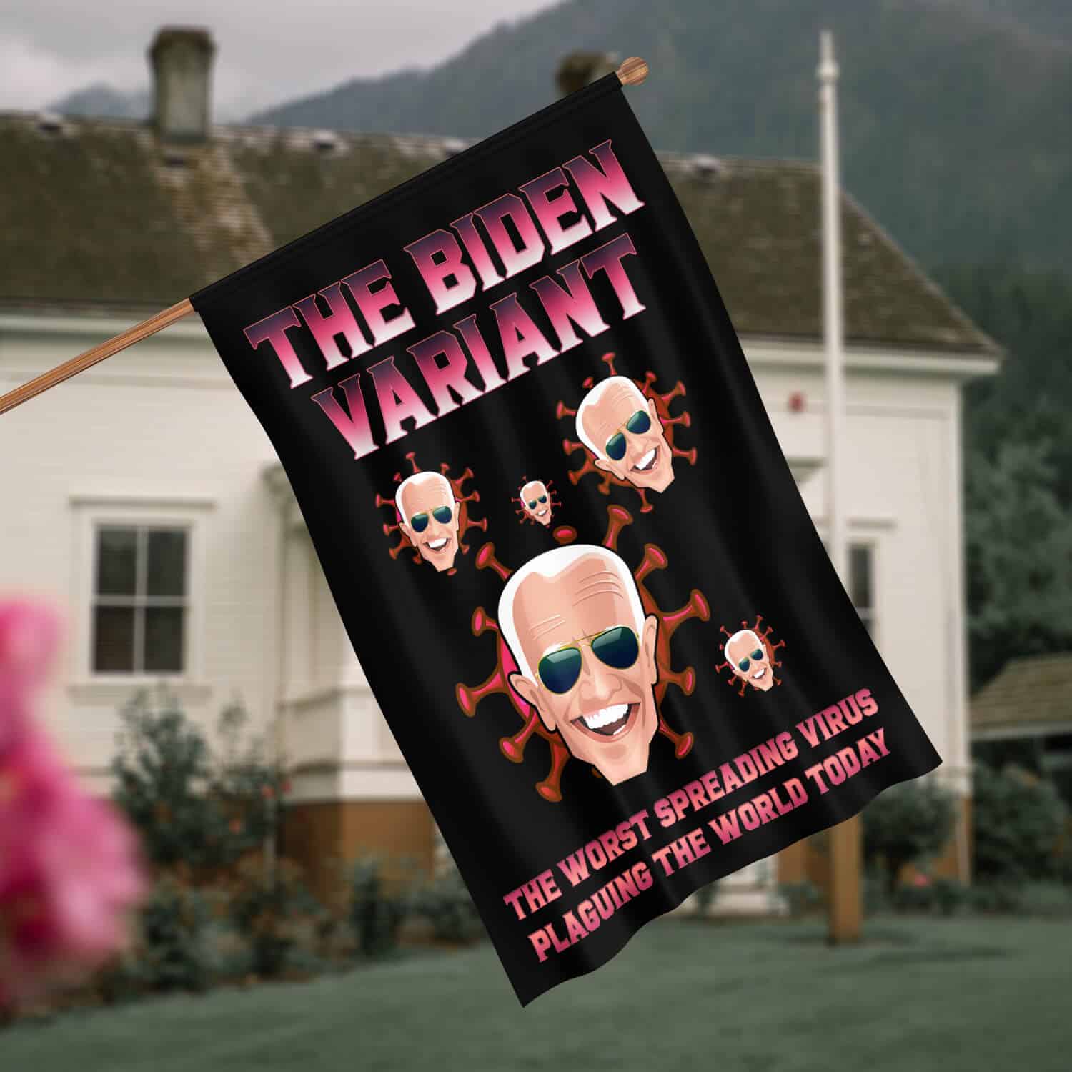 1TM. Biden Variant 30x40 House Flag Mockup 4
