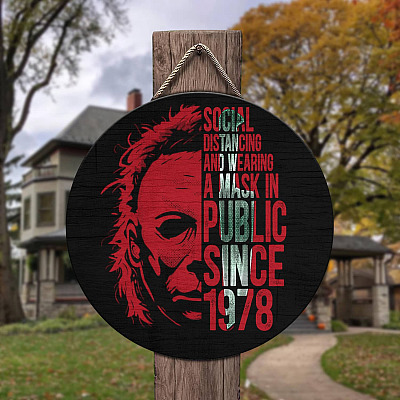 Wooden Door Sign