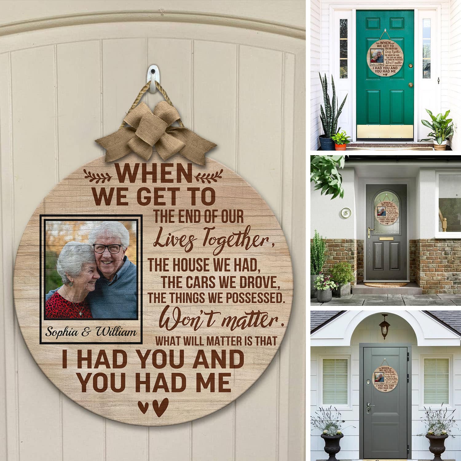 4O. Lives Together-sample design Door Sign Mockup 12