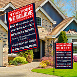 2LV. Stole Election FLAG Garden & House Mockup 3