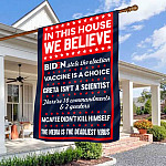 2LV. Stole Election FLAG House Flag Mockup 3